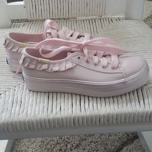 BRAND NEW Kate Spade for Keds pink sparkle shoes